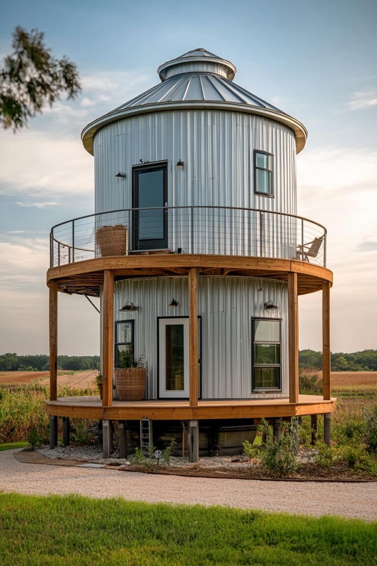 CG - Silo with 2 level decks - 2 story